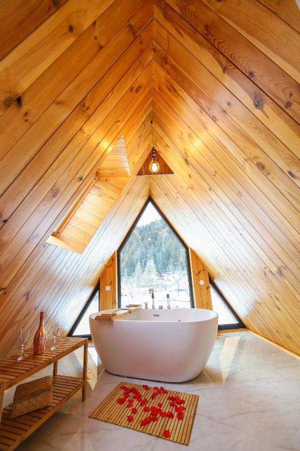 Cabana Cozy Cabin A Frame Topliţa Esterno foto