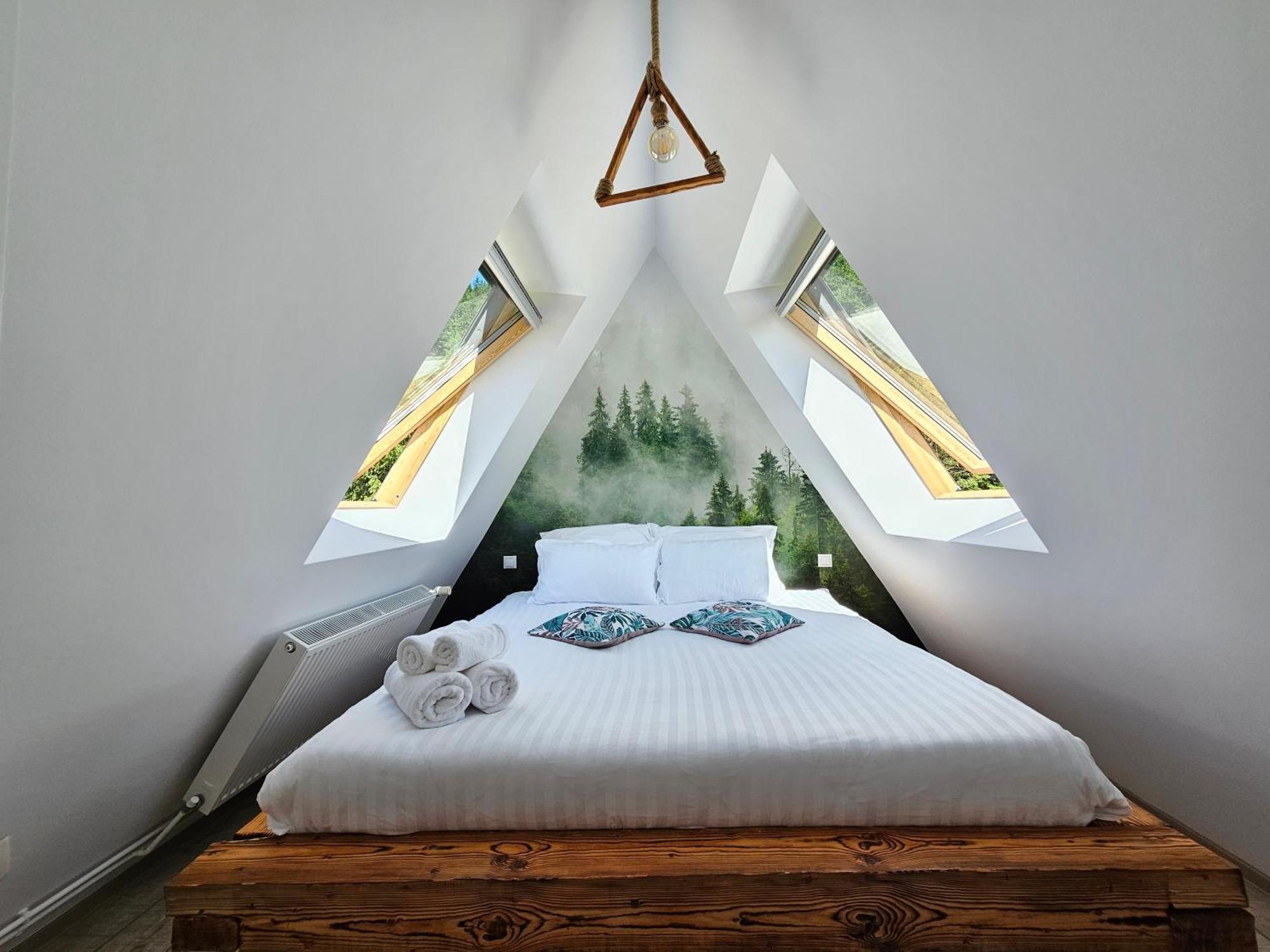 Cabana Cozy Cabin A Frame Topliţa Esterno foto
