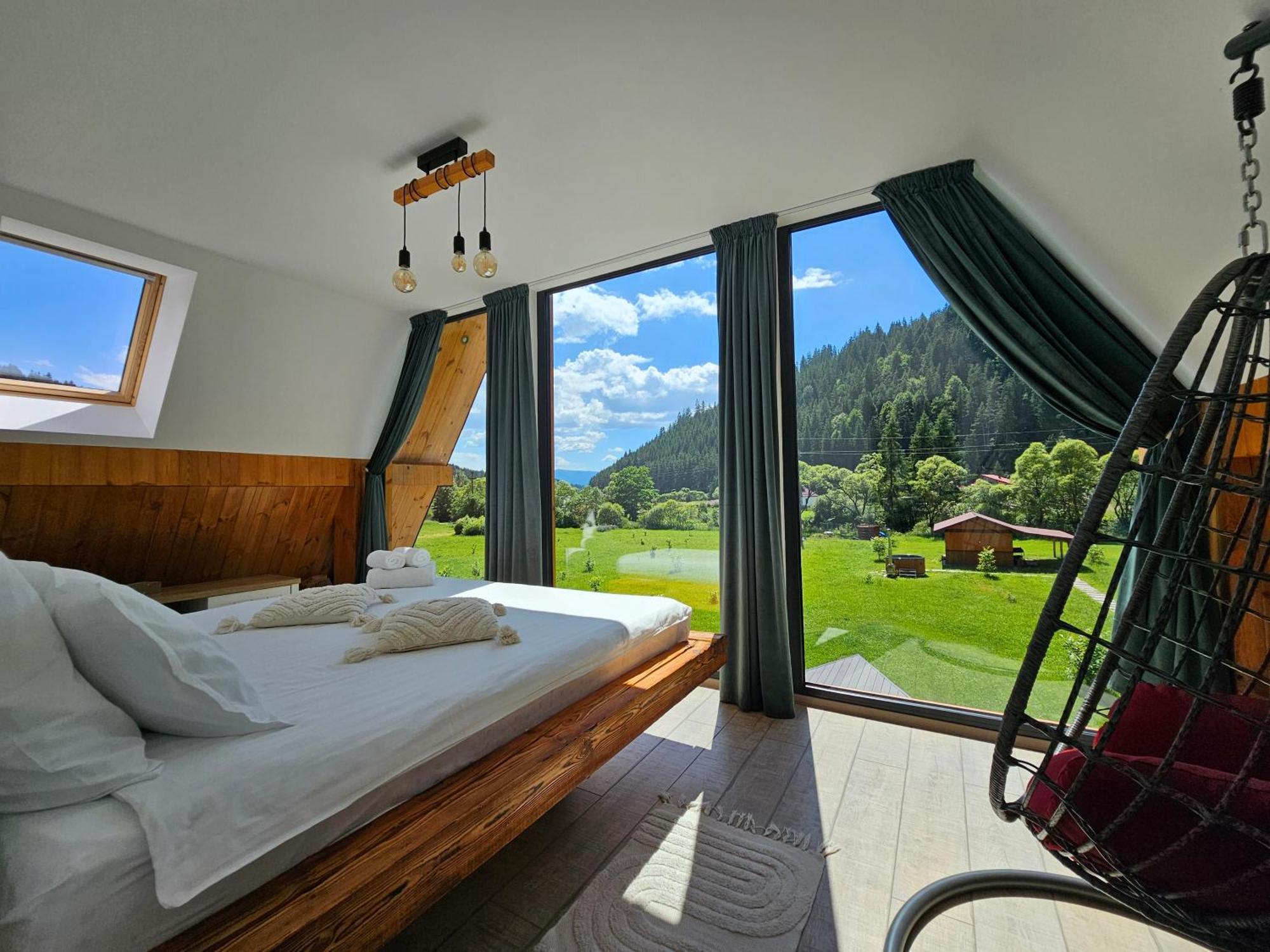 Cabana Cozy Cabin A Frame Topliţa Esterno foto