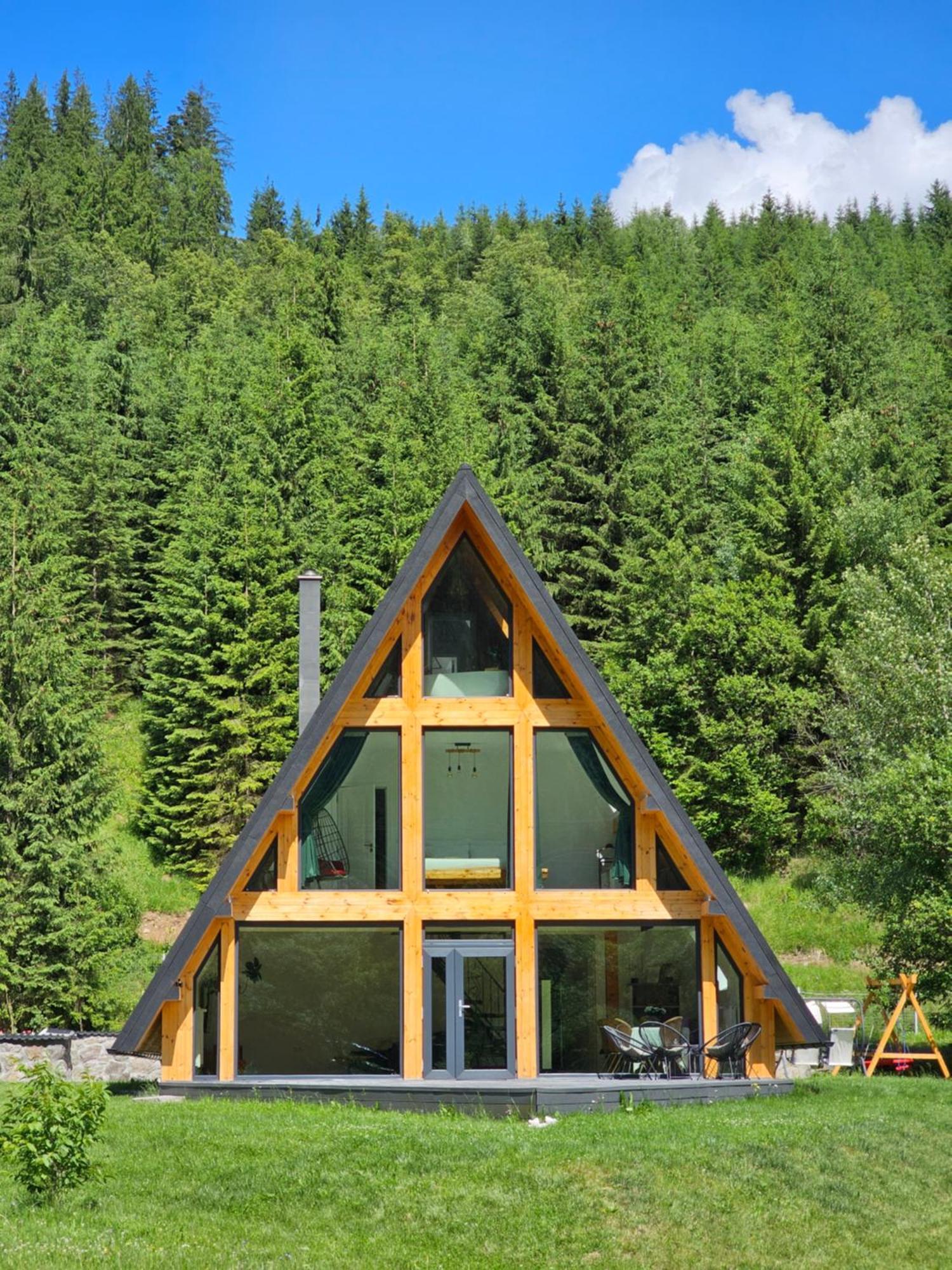 Cabana Cozy Cabin A Frame Topliţa Esterno foto
