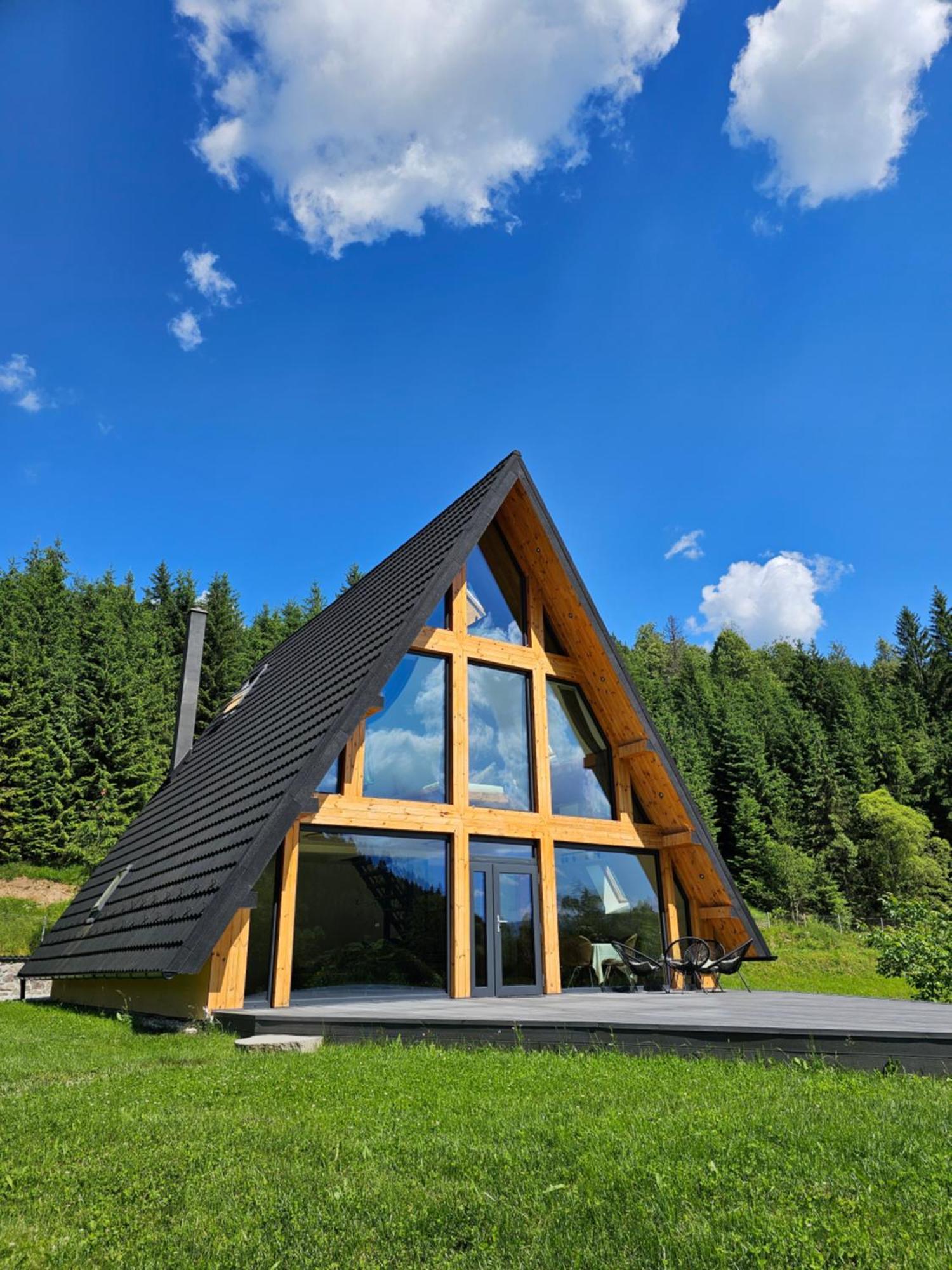 Cabana Cozy Cabin A Frame Topliţa Esterno foto