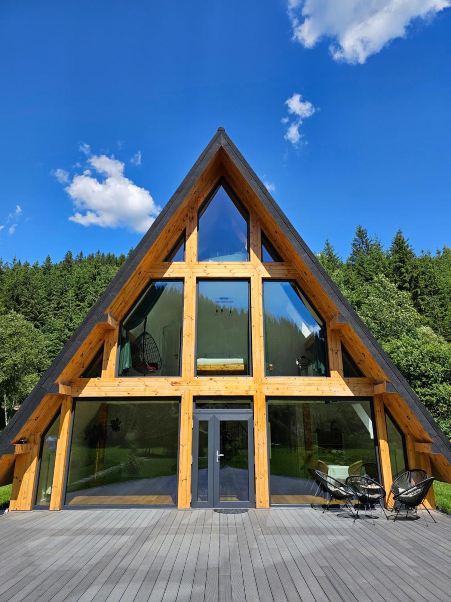 Cabana Cozy Cabin A Frame Topliţa Esterno foto