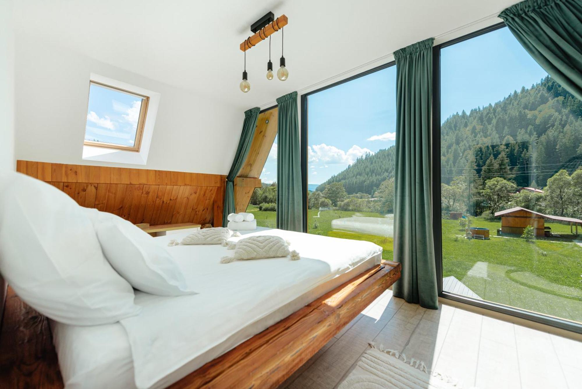 Cabana Cozy Cabin A Frame Topliţa Esterno foto