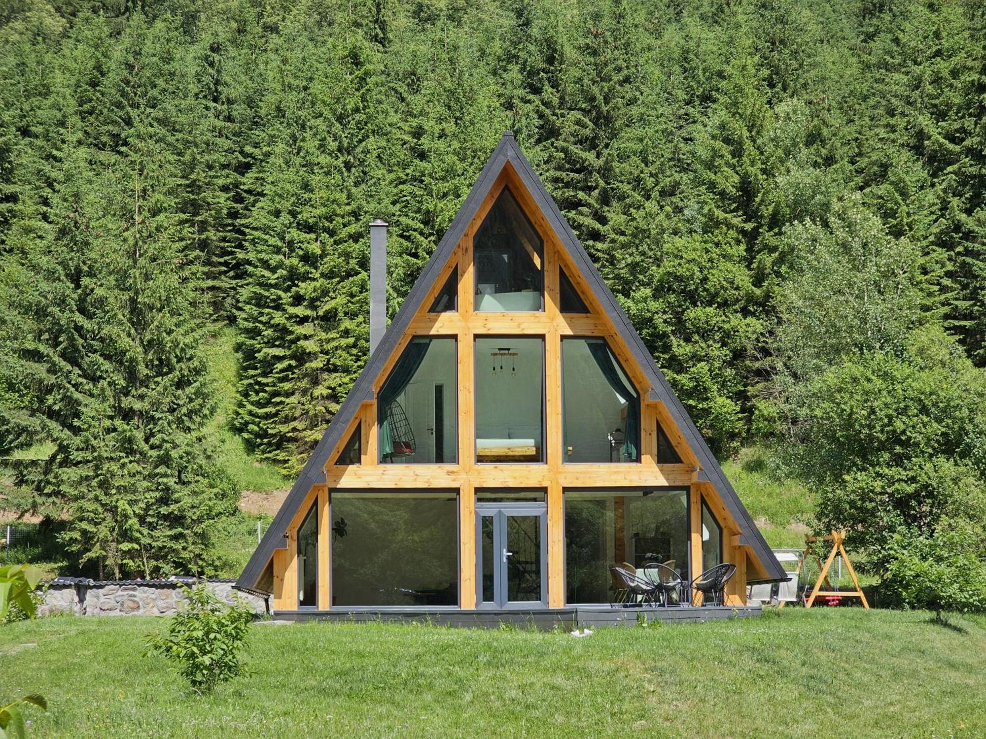 Cabana Cozy Cabin A Frame Topliţa Esterno foto