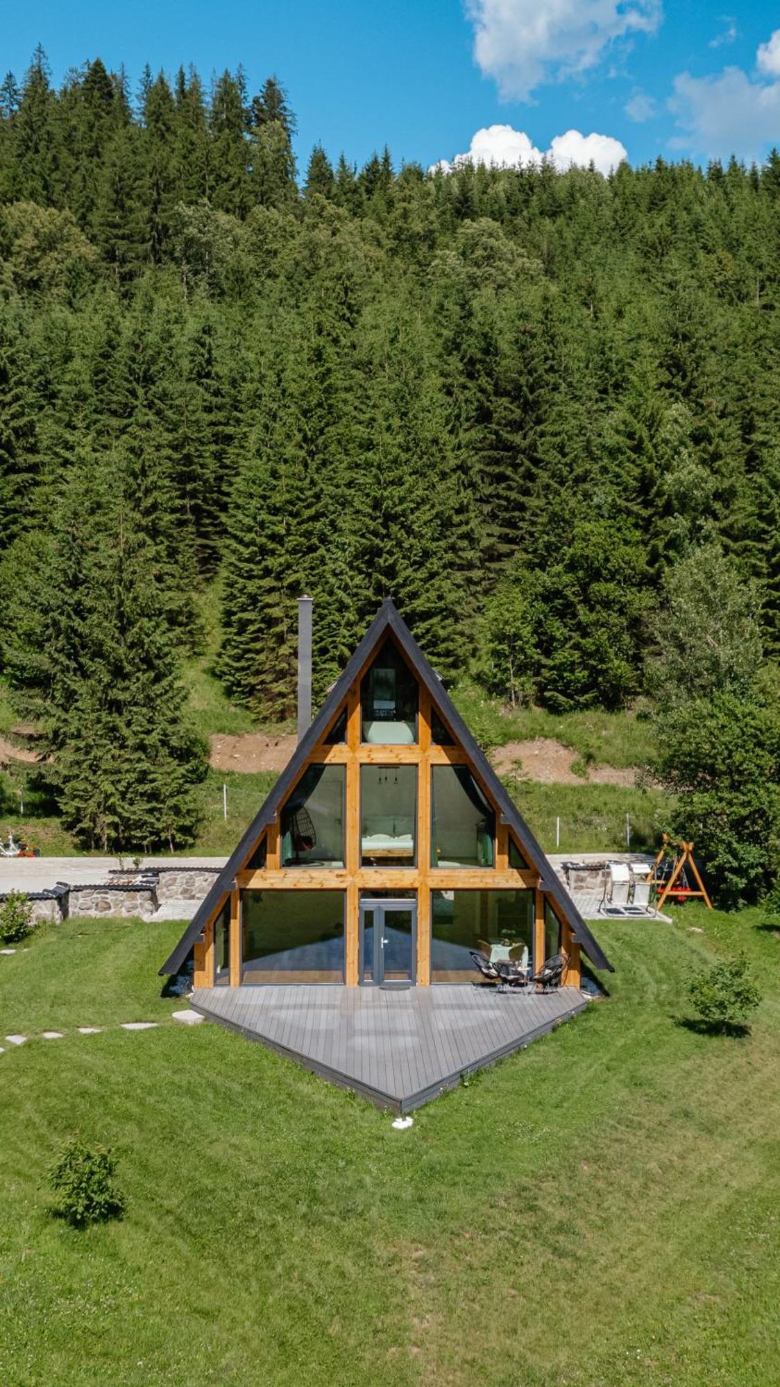 Cabana Cozy Cabin A Frame Topliţa Esterno foto