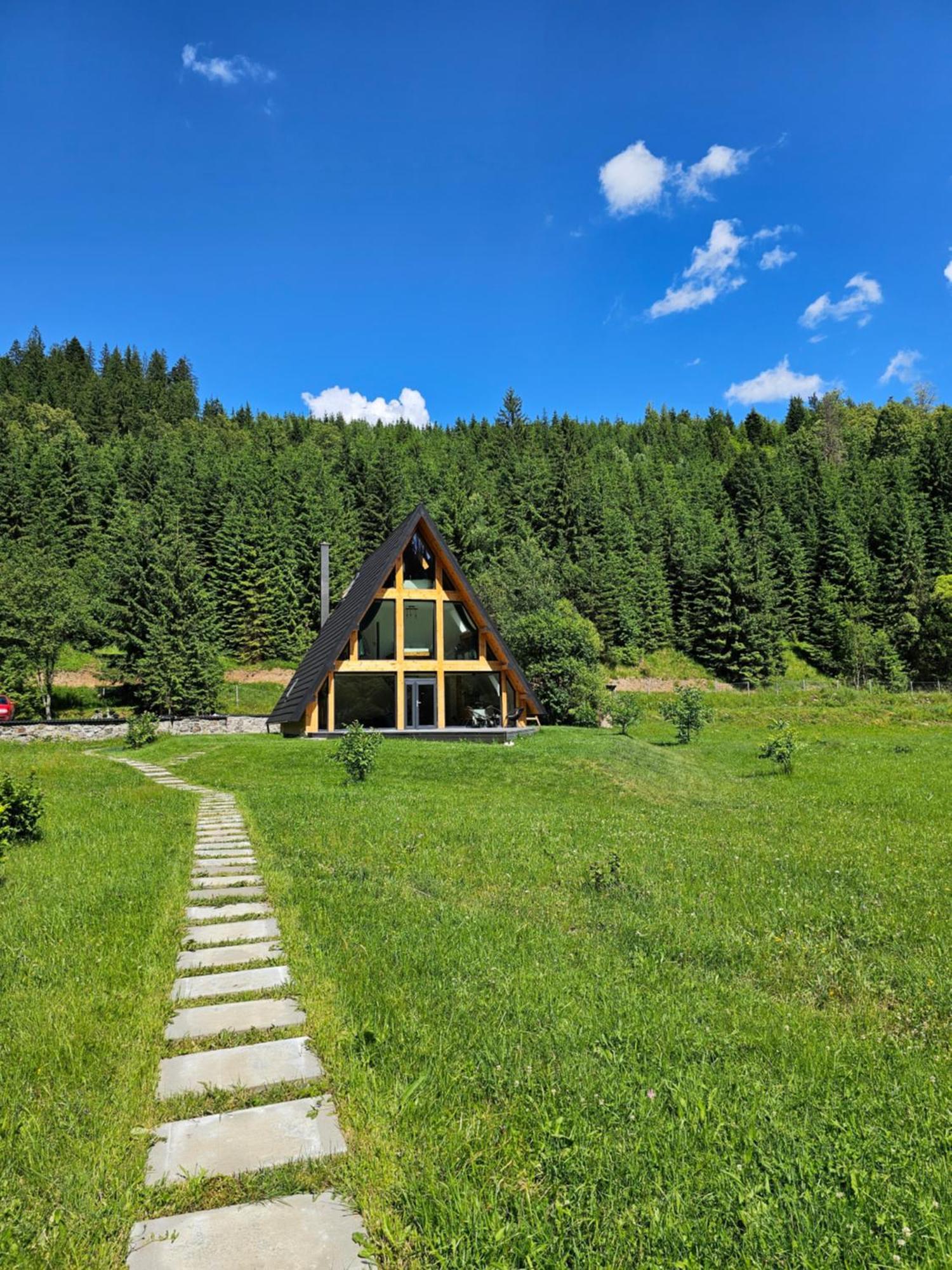 Cabana Cozy Cabin A Frame Topliţa Esterno foto
