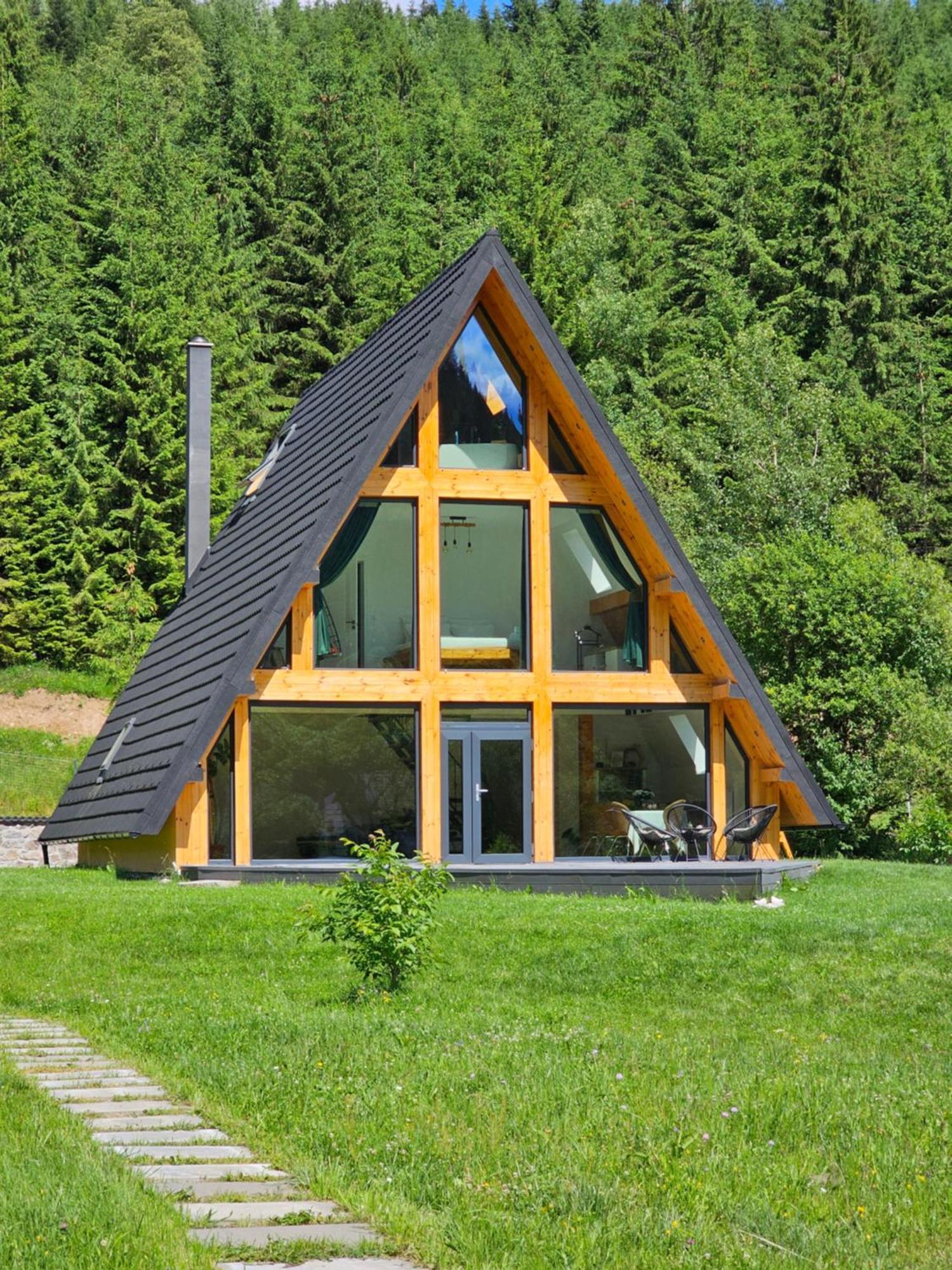 Cabana Cozy Cabin A Frame Topliţa Esterno foto