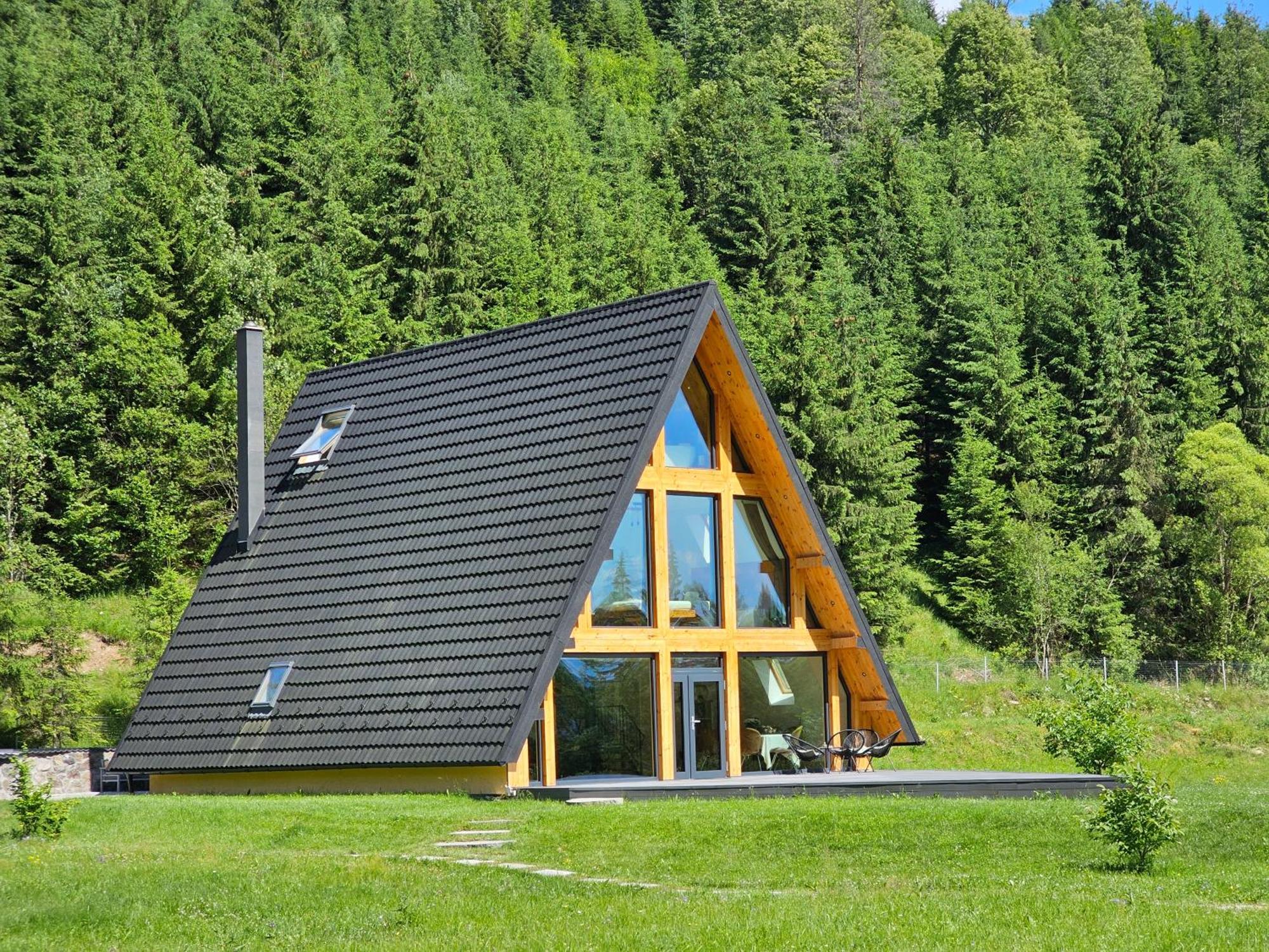 Cabana Cozy Cabin A Frame Topliţa Esterno foto