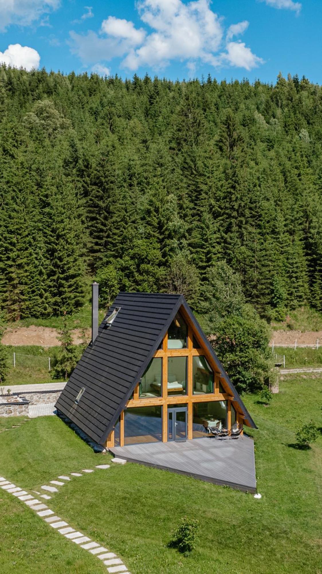 Cabana Cozy Cabin A Frame Topliţa Esterno foto